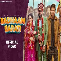 Badnaam Barati Manjeet Mor Ft Shivani Yadav New Haryanvi Song 2025 By Masoom Sharma,Swara Verma Poster